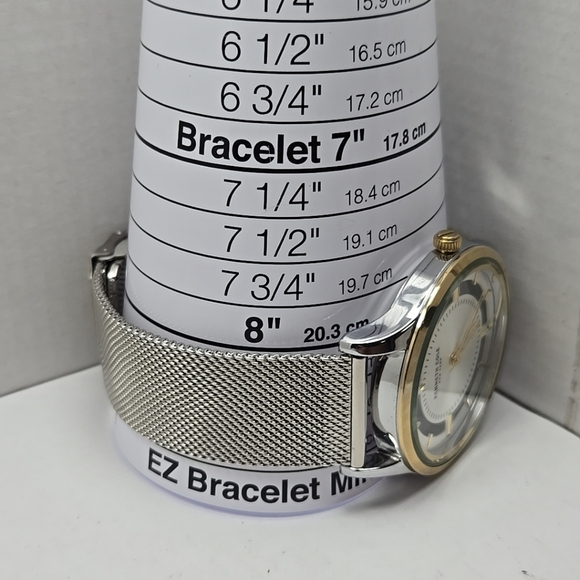 Kenneth Cole KC50883012 Mens Watch Silver Dial Mesh Band New Battery Working - Picture 6 of 9